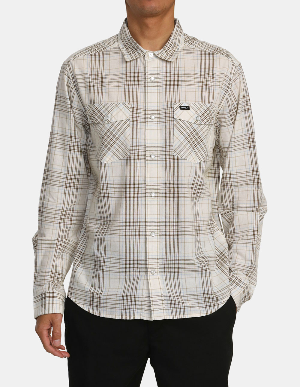 RVCA Neps Mens Snap Front Shirt