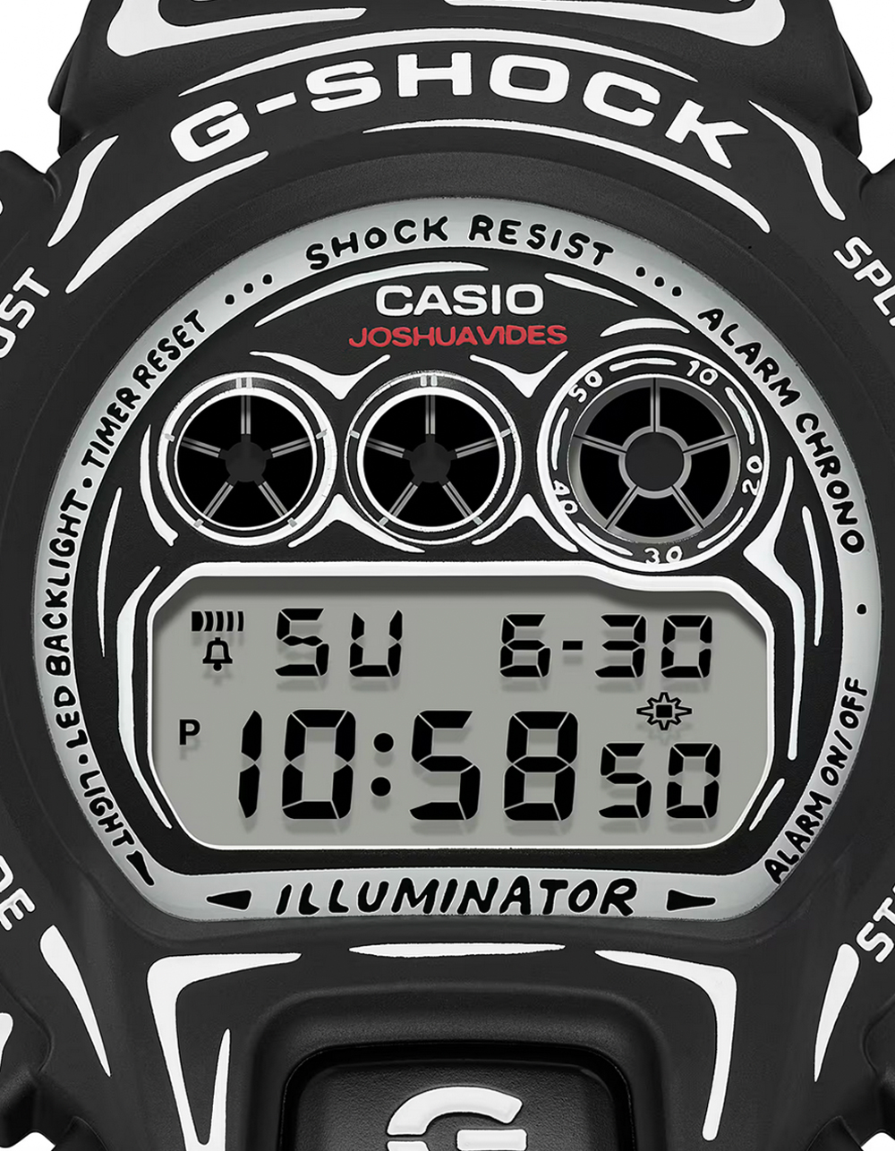 G-SHOCK DW6900JV-1 Watch - BLK/WHT