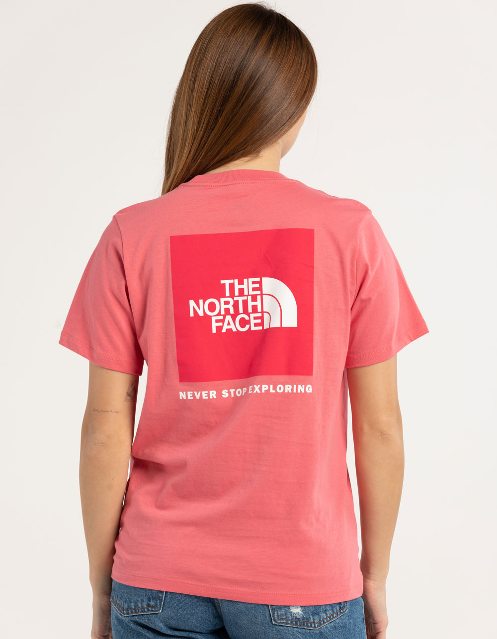 THE NORTH FACE Never Stop Exploring Womens Tee - PINK | Tillys