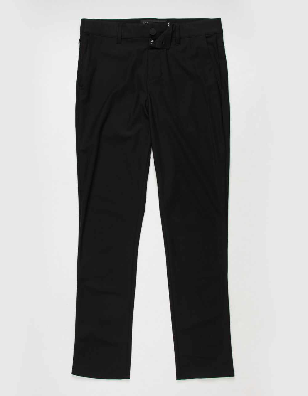 RSQ Mens Black Skinny Active Chinos - BLACK