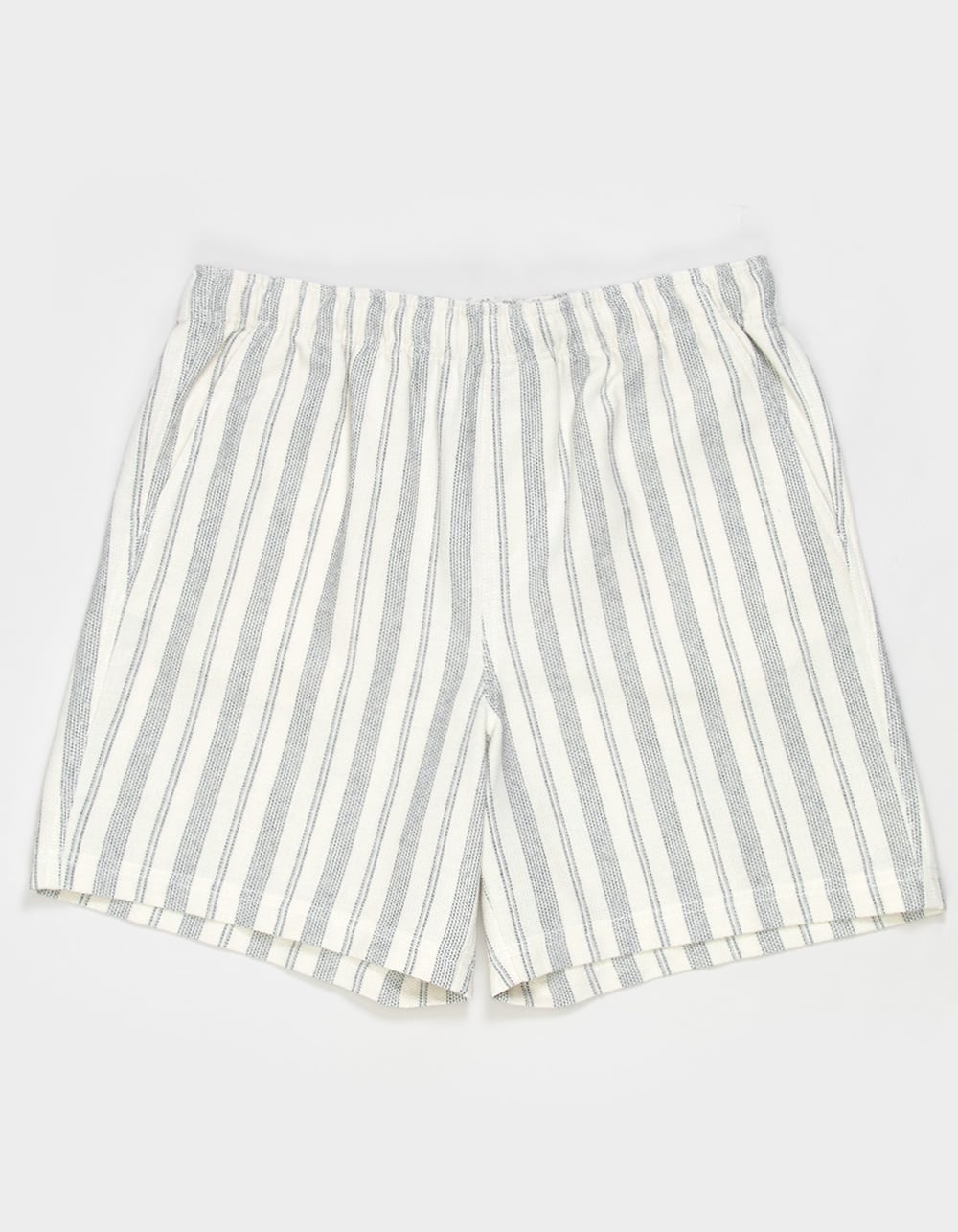 RSQ Mens Stripe Pull On Shorts - Cream/Multi