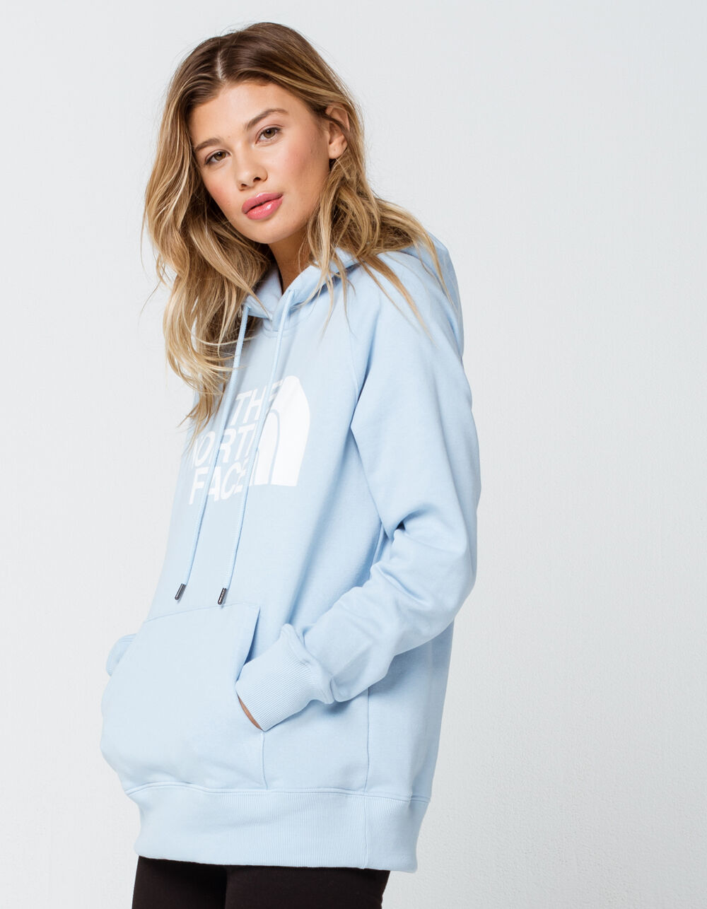 THE NORTH FACE Half Dome Womens Light Blue Hoodie - LIGHT BLUE | Tillys