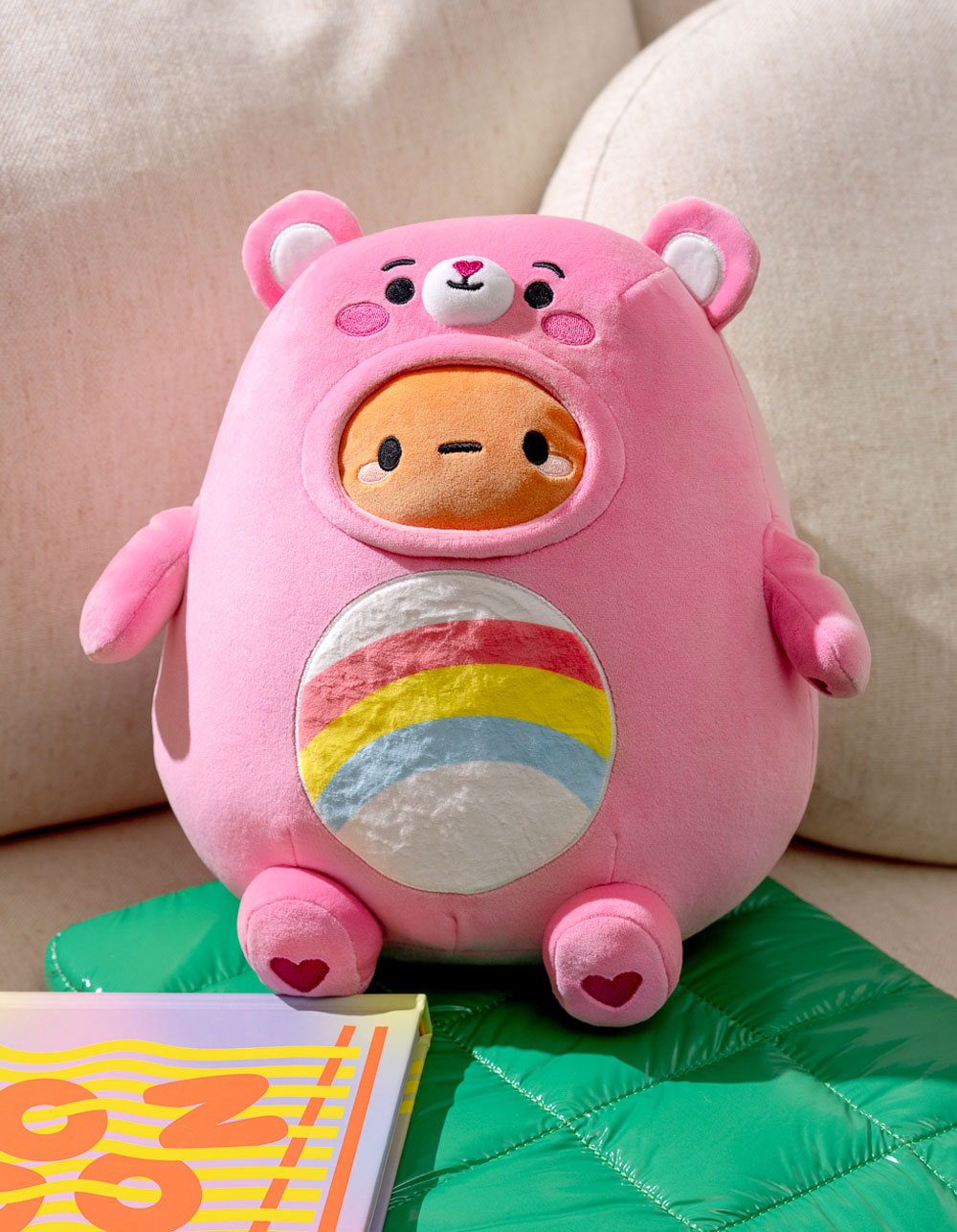SMOKO x Care Bears Cheer Bear Tayto Potato Mochi Plush Toy
