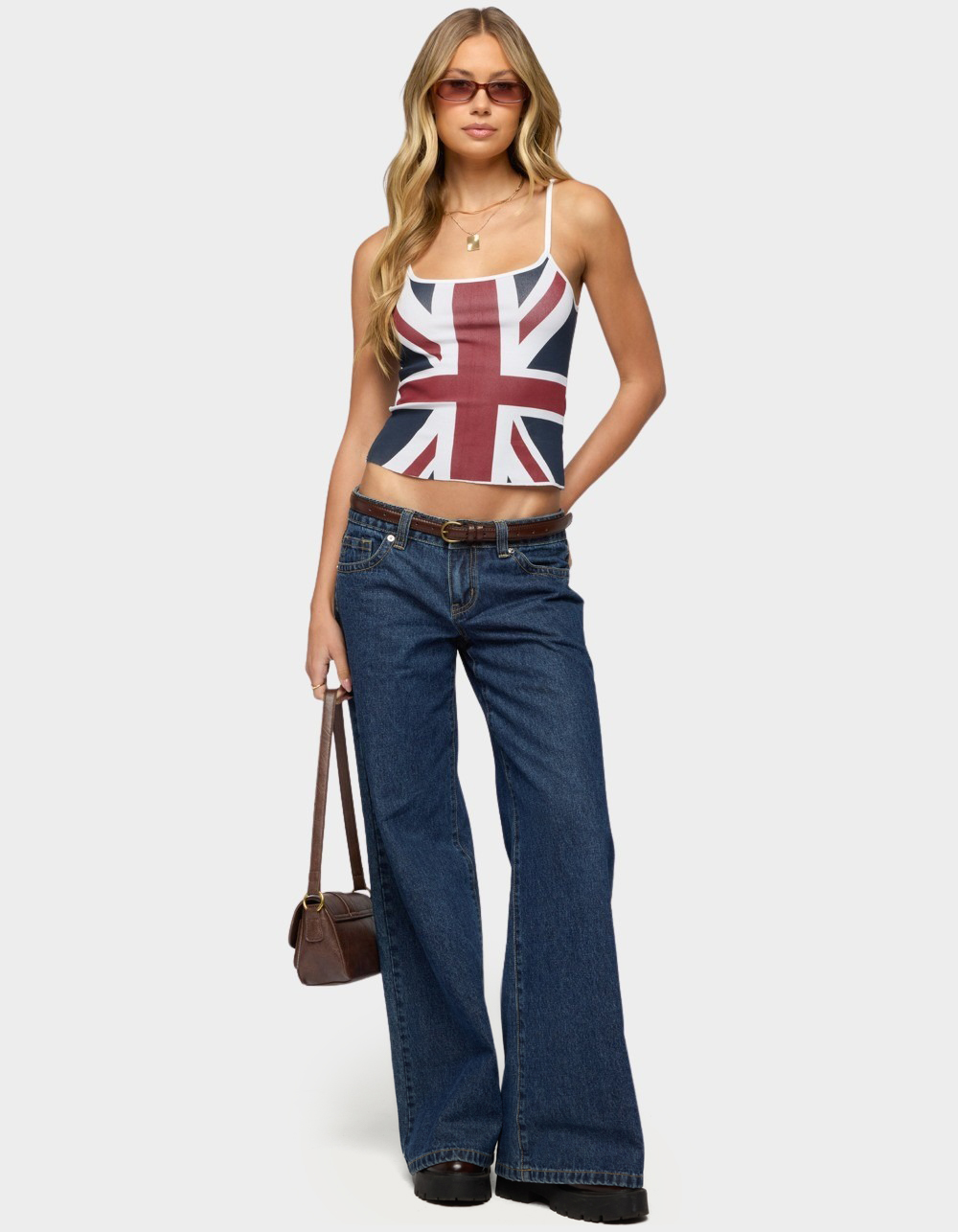 EDIKTED UK Babe Tank Top - WHITE