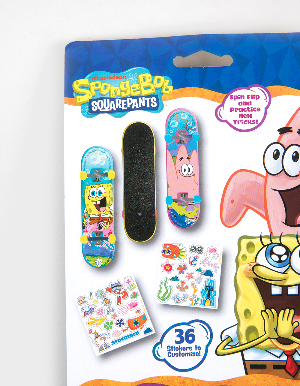 SPONGEBOB SQUAREPANTS 3 Pack Fingerboards - MULTI