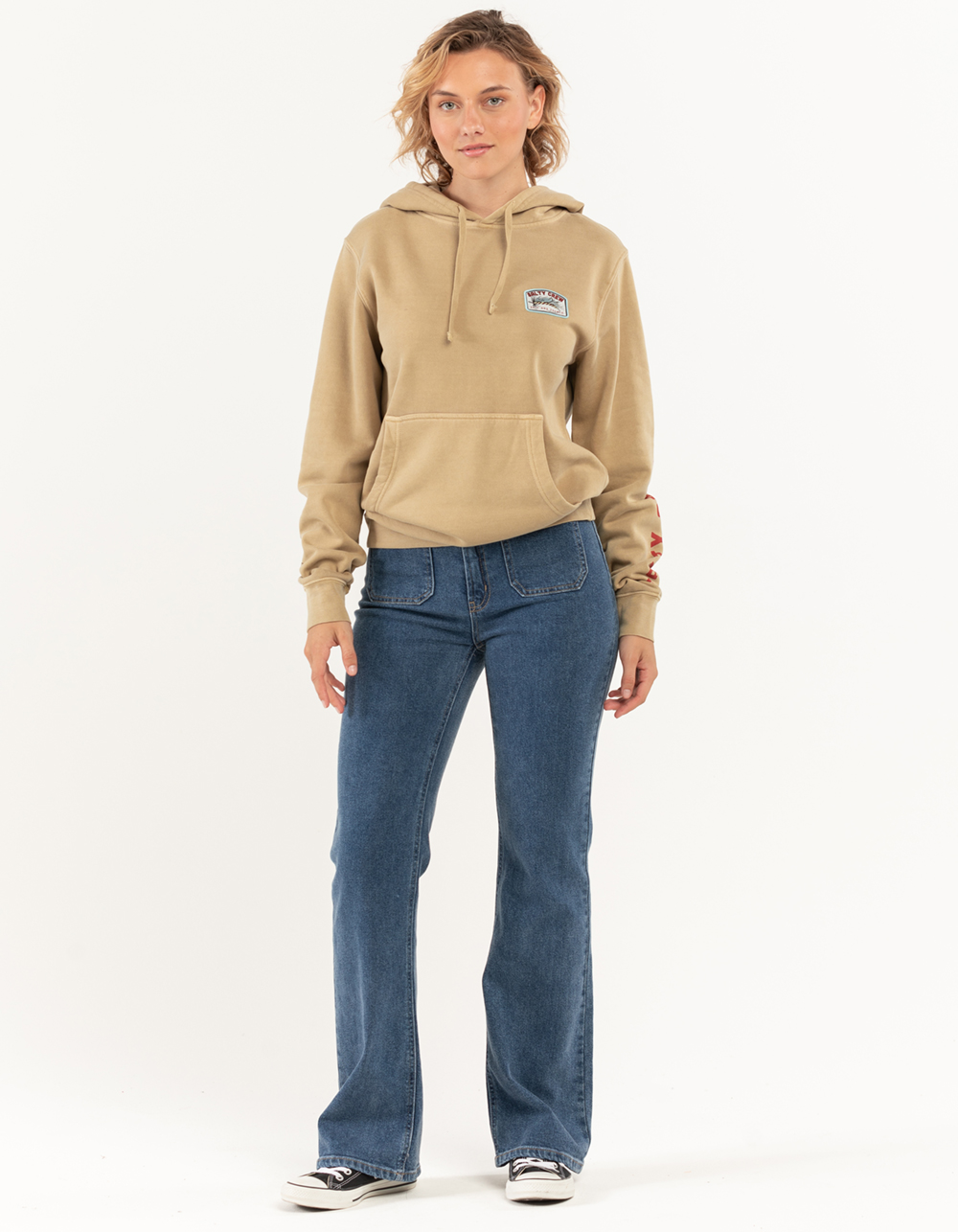 SALTY CREW Fly Drop Womens Oversized Hoodie - SAND | Tillys
