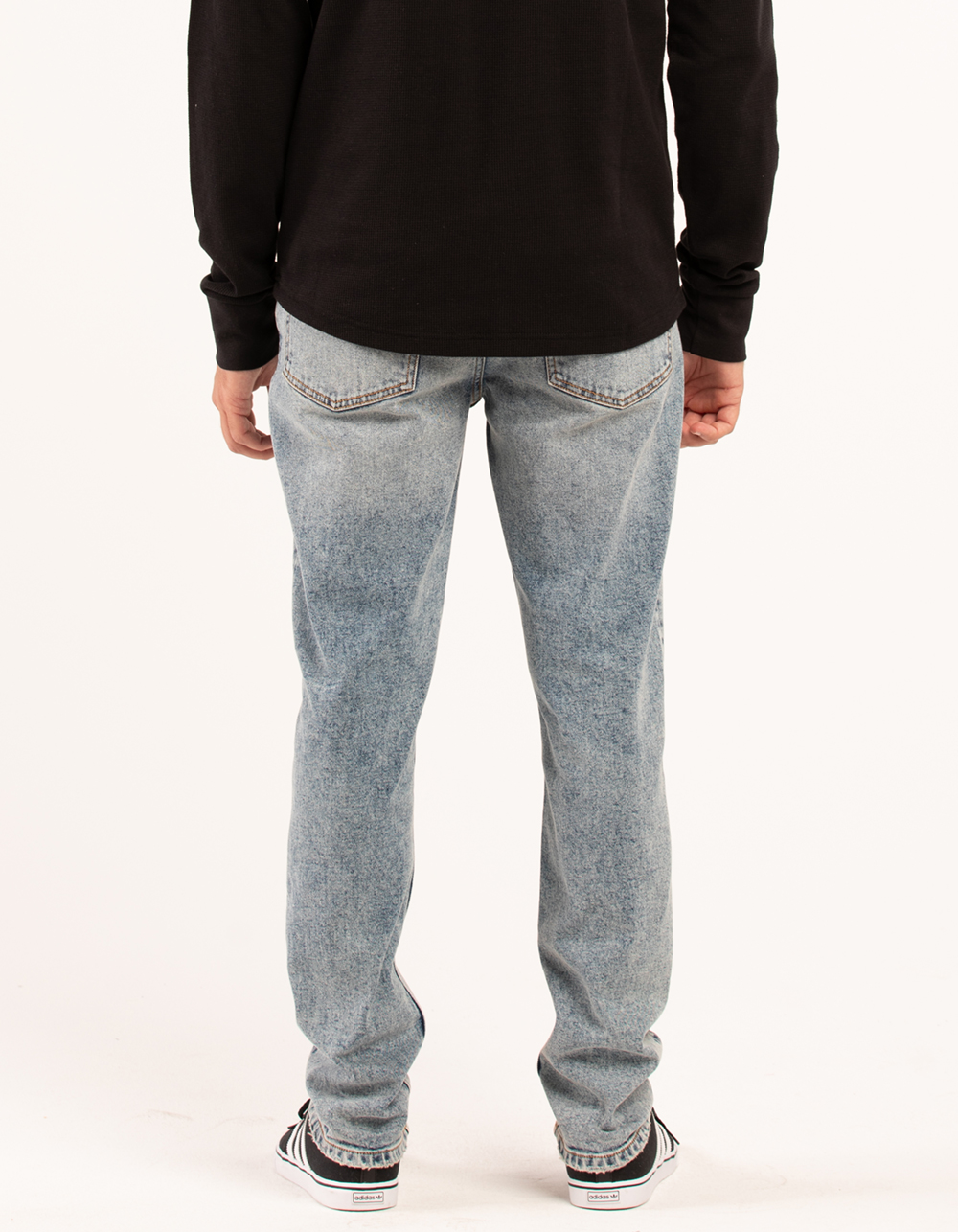 RSQ Mens Slim Taper Jeans - MEDIUM WASH