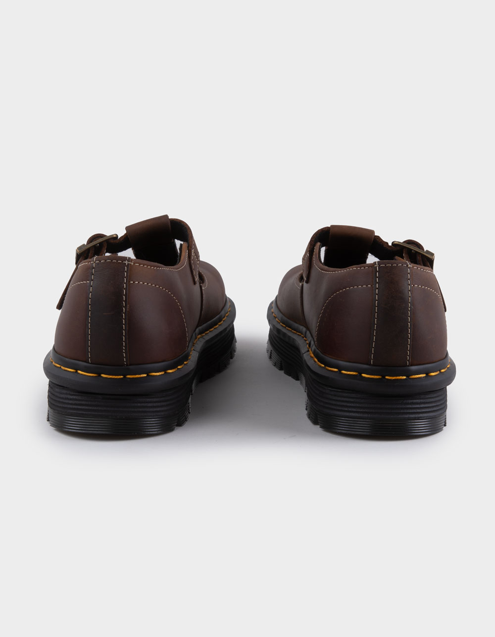 DR. MARTENS Zebzag Mary Jane Womens Shoes - DARK BROWN