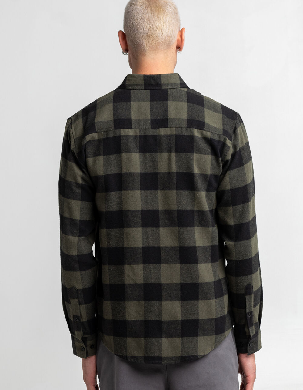 RSQ Mens Buffalo Flannel - OLIVE | Tillys