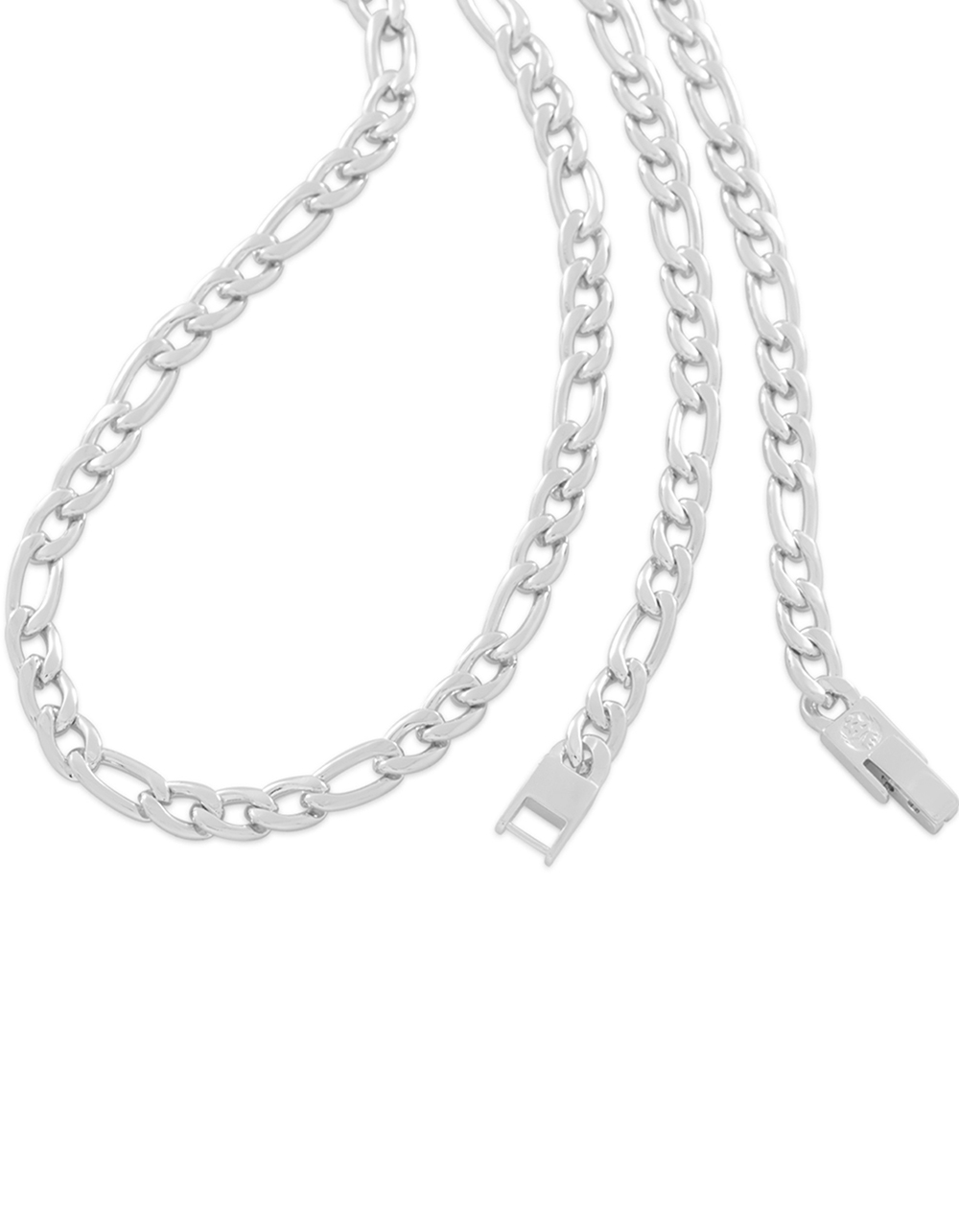 KING ICE Figaro Chain - SILVER