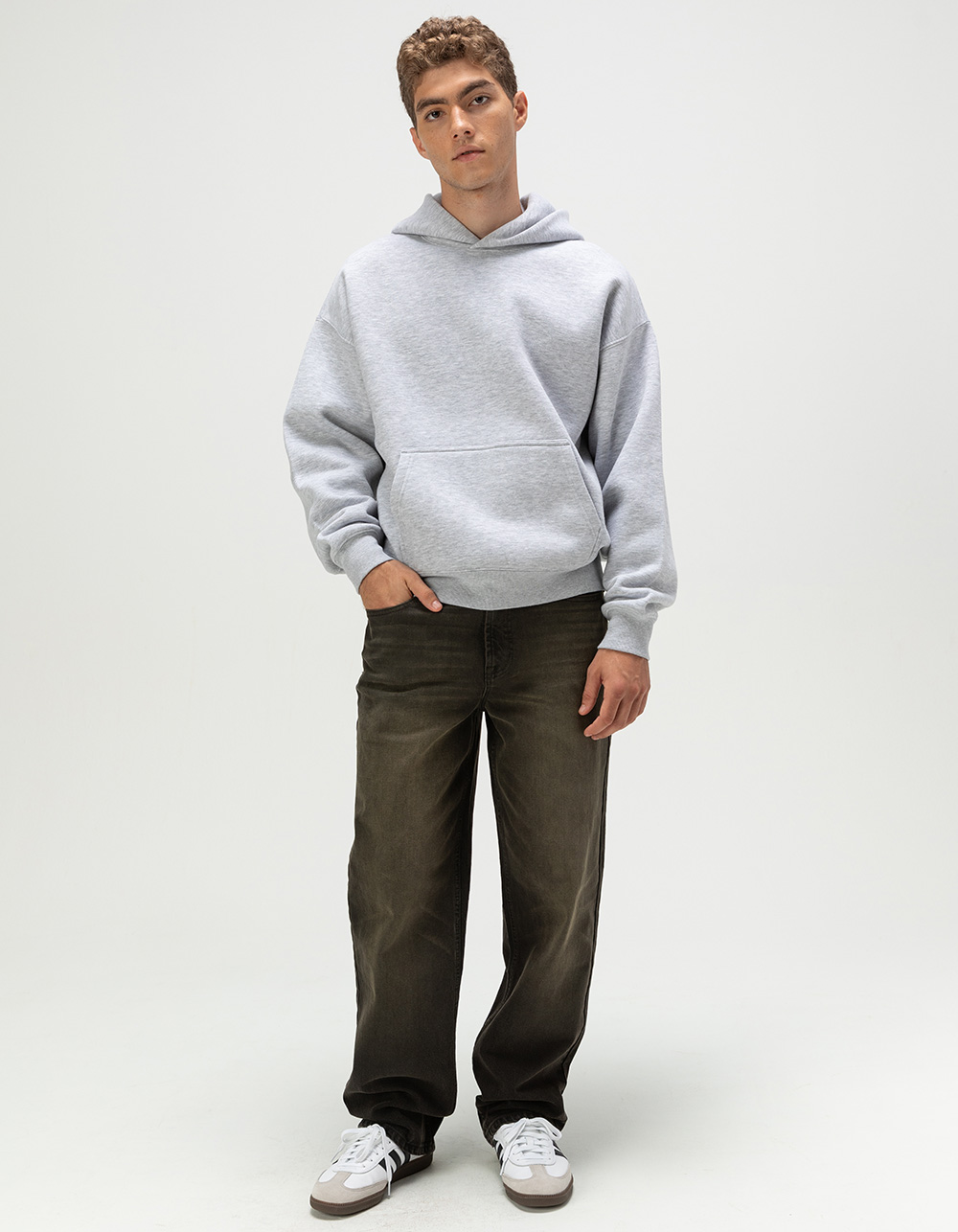 RSQ Mens Loose Jeans - OLIVE OVERDYE