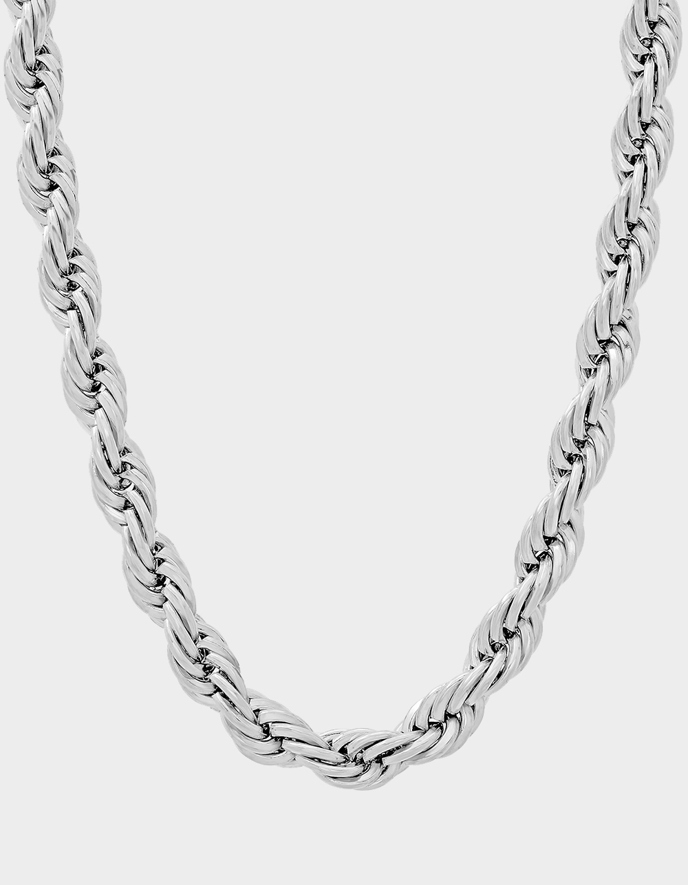 STEEL NATION Stainless Steel 5MM Rope Chain - STAINLESS