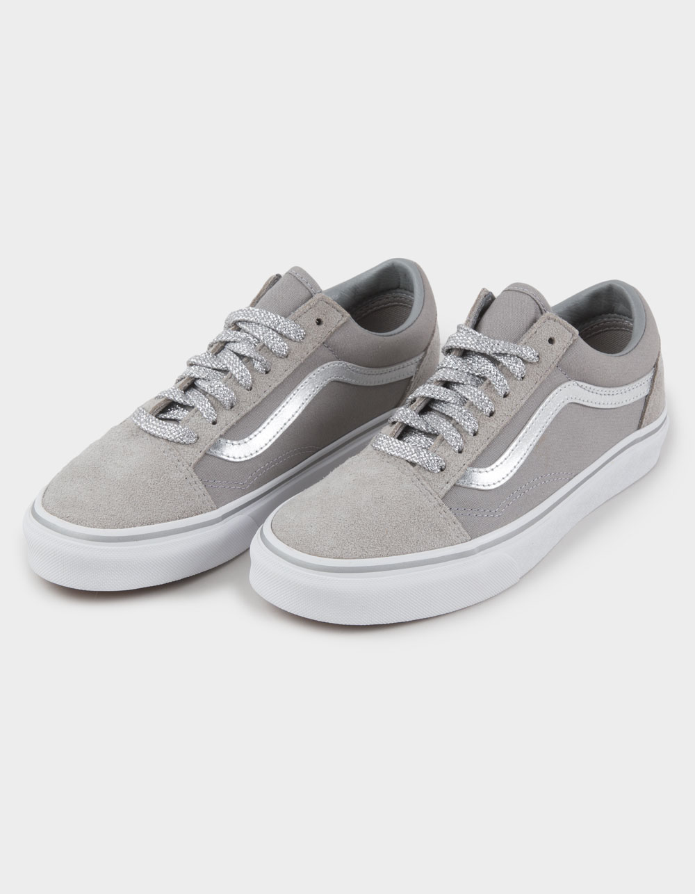 VANS Old Skool Metallic Womens Shoes - GRAY
