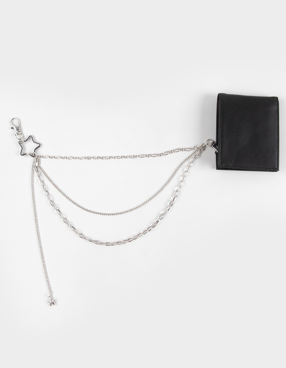 FULL TILT Star Wallet Chain - SILVER
