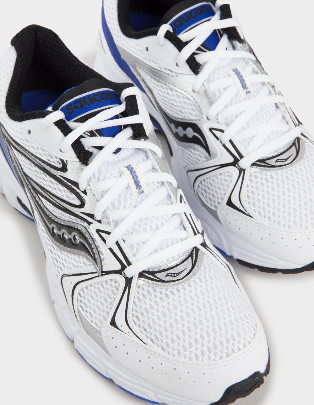 SAUCONY Ride Millennium Mens Shoes - WHT/RYL BLUE