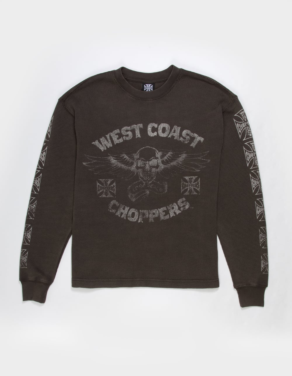 WEST COAST CHOPPERS Crosswing Mens Thermal - BROWN