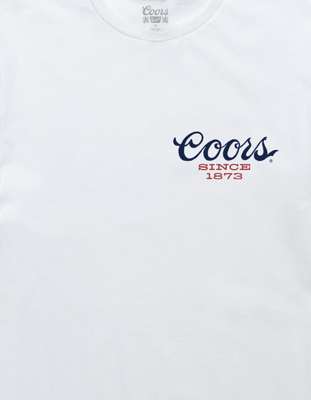 COORS Banquet Rocky Mountain Stars Unisex Tee - WHITE