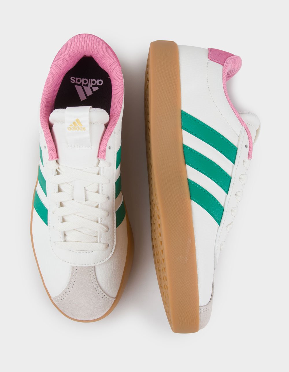ADIDAS VL Court 3.0 Womens Shoes - WHITE/GREEN