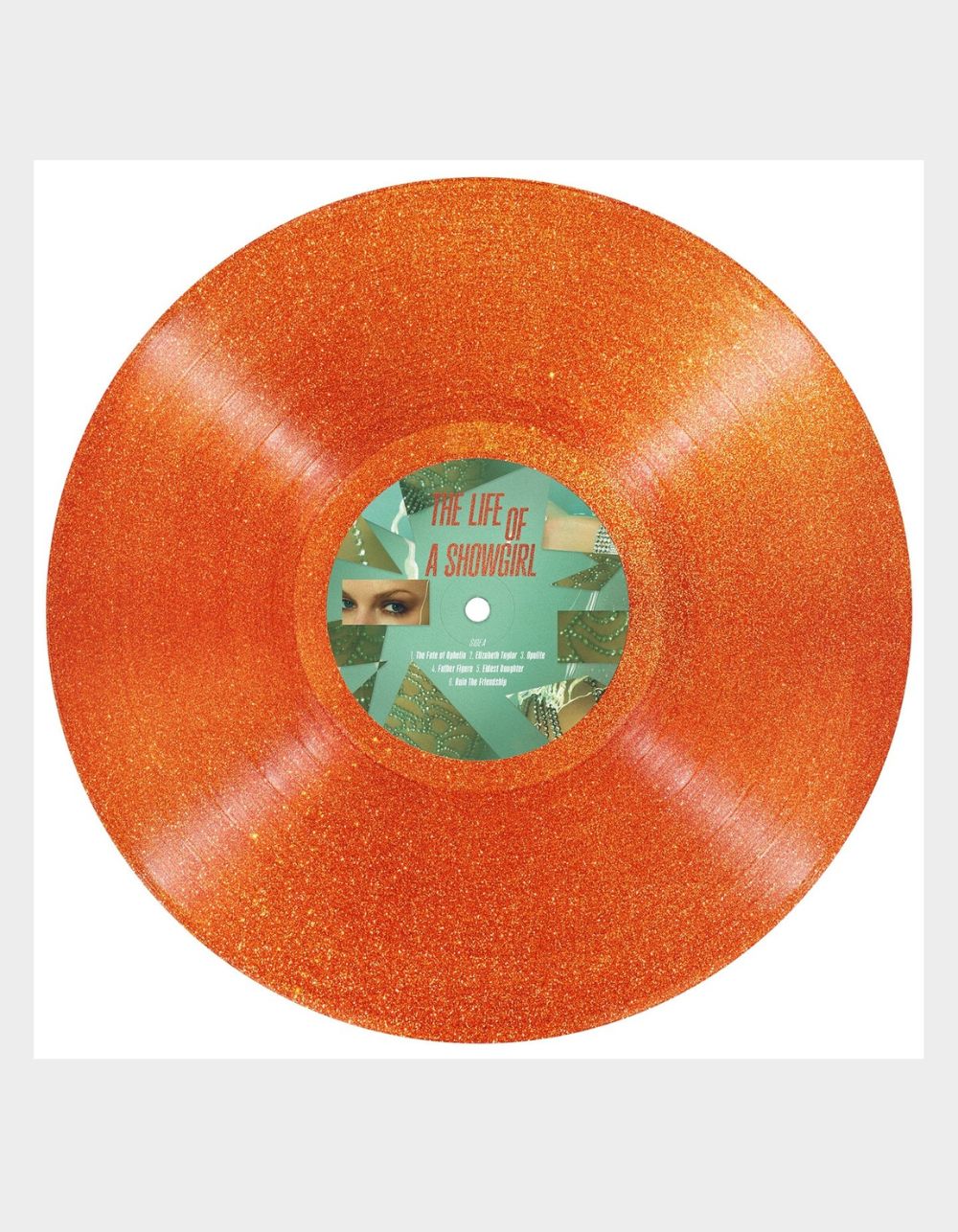 TAYLOR SWIFT The Life Of A Showgirl [Sweat And Vanilla Perfume Portofino Orange Glitter Vinyl] - No Color