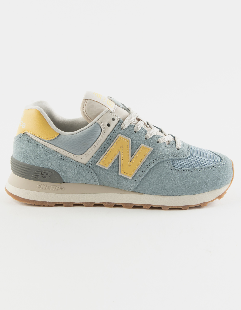 Pacer Leia intimidad NEW BALANCE 574 Womens Shoes - BABY BLUE | Tillys