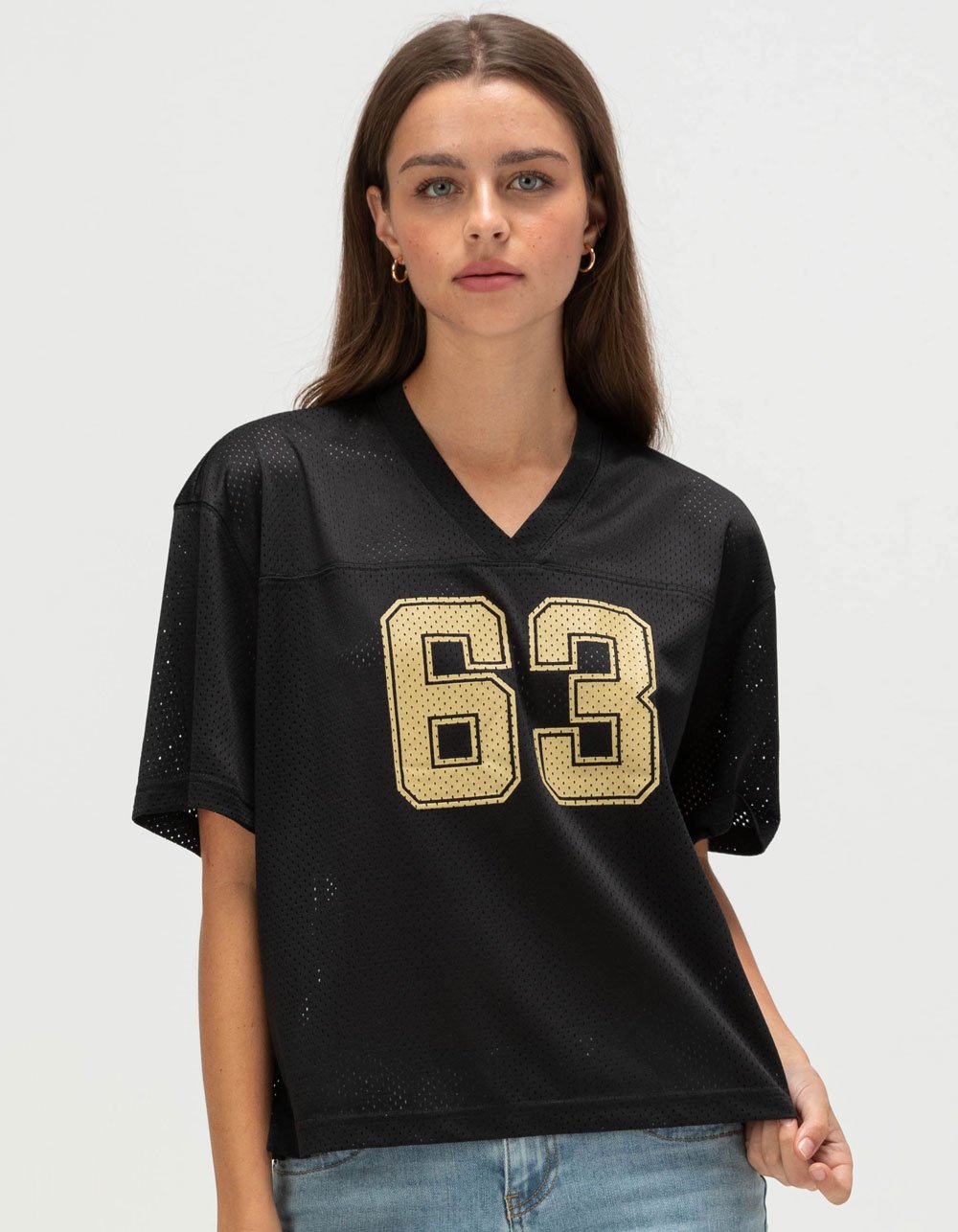 HYPE AND VICE University of Central Florida Womens Jersey - BLACK