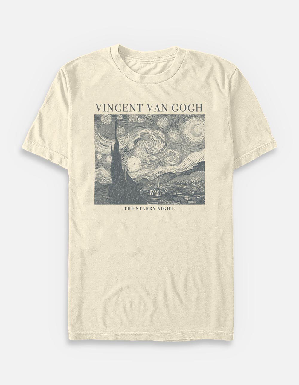VAN GOGH Starry Night Unisex Tee - OFF WHITE