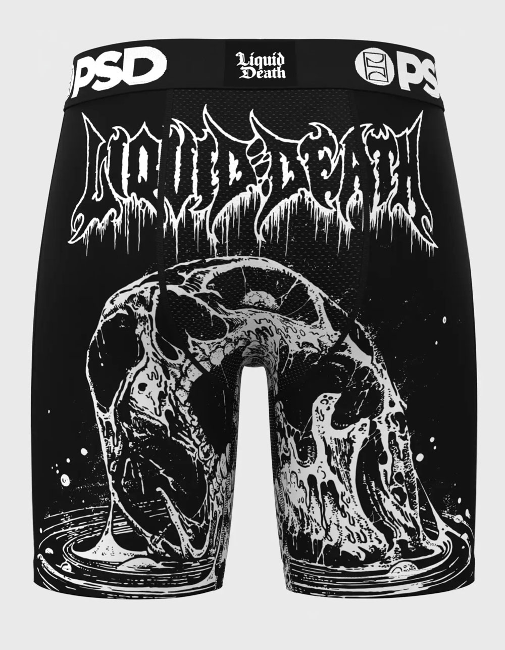 PSD x Liquid Death Deathpool Mens Boxer Briefs - BLACK COMBO