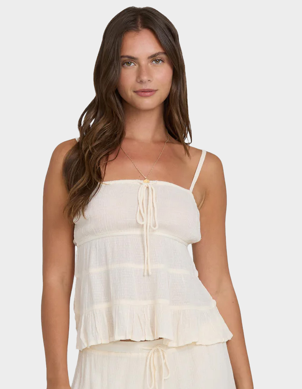 BILLABONG Sol Mate Womens Tank Top - OFF WHITE