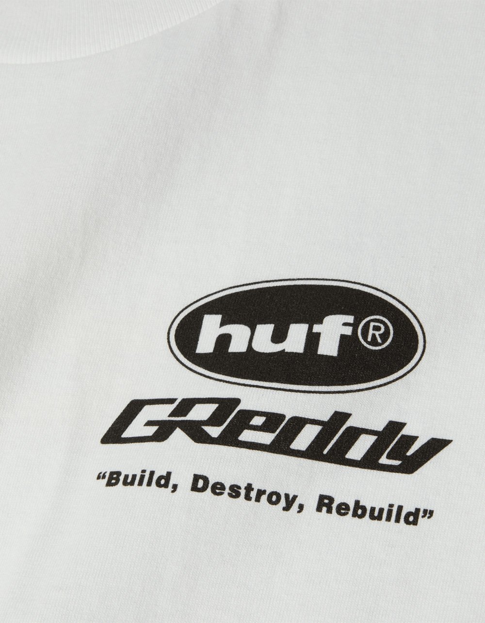 HUF x GReddy Parts Mens Tee - WHITE