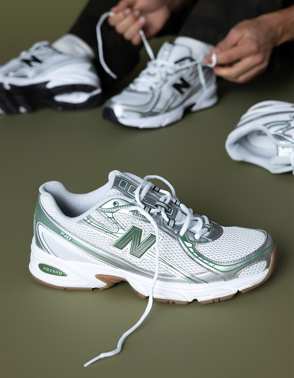 NEW BALANCE 740 Mens Shoes - GREEN COMBO
