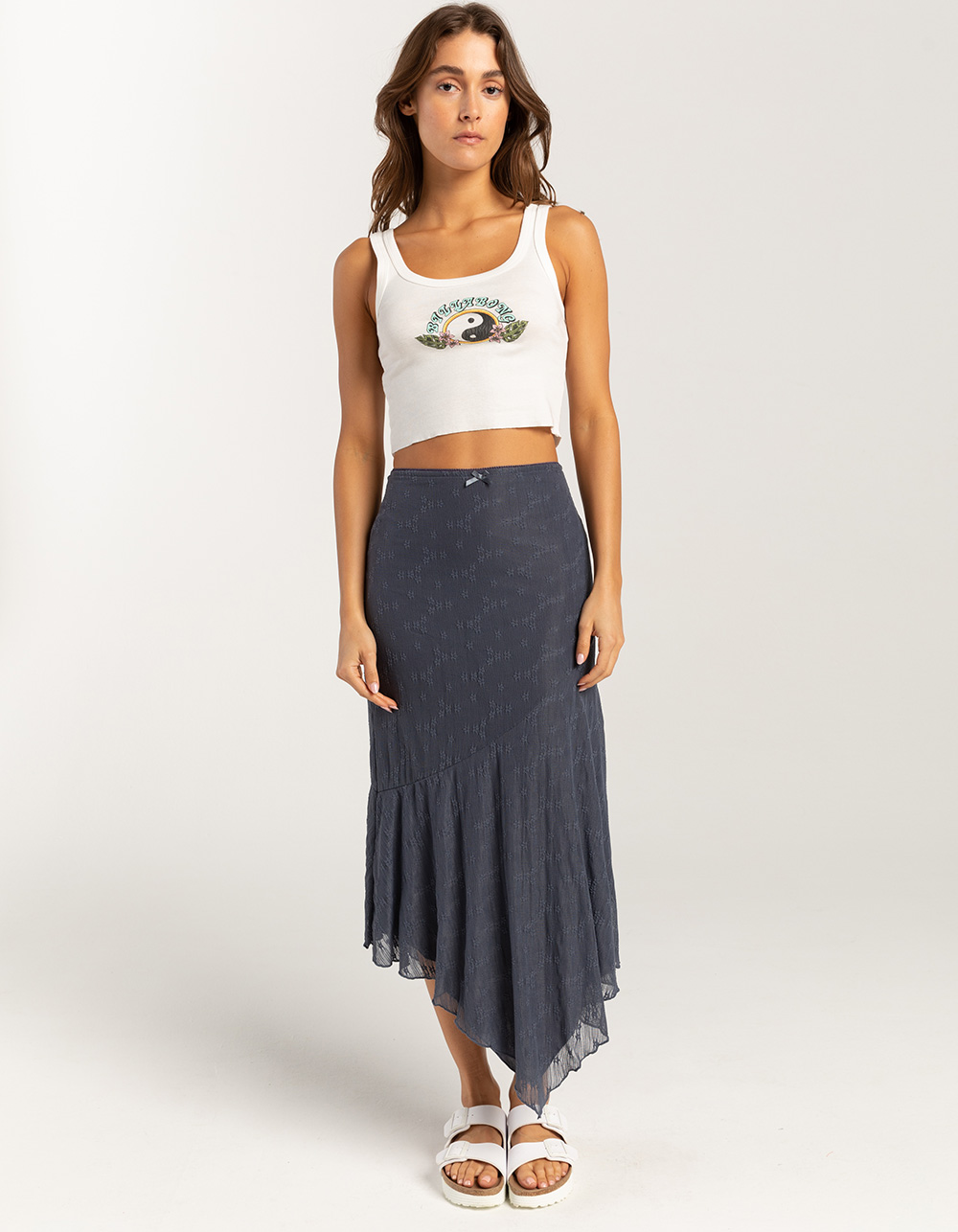 BILLABONG Balance Tropical Womens Tank Top - WHITE