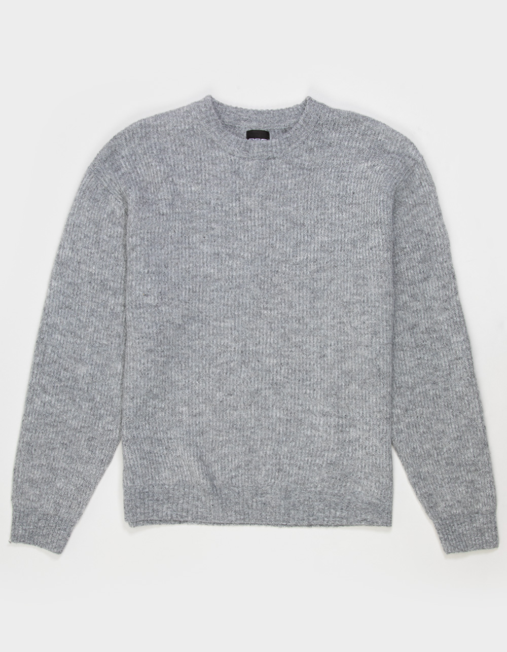 RSQ Mens Fuzzy Sweater - HEATHER GRAY