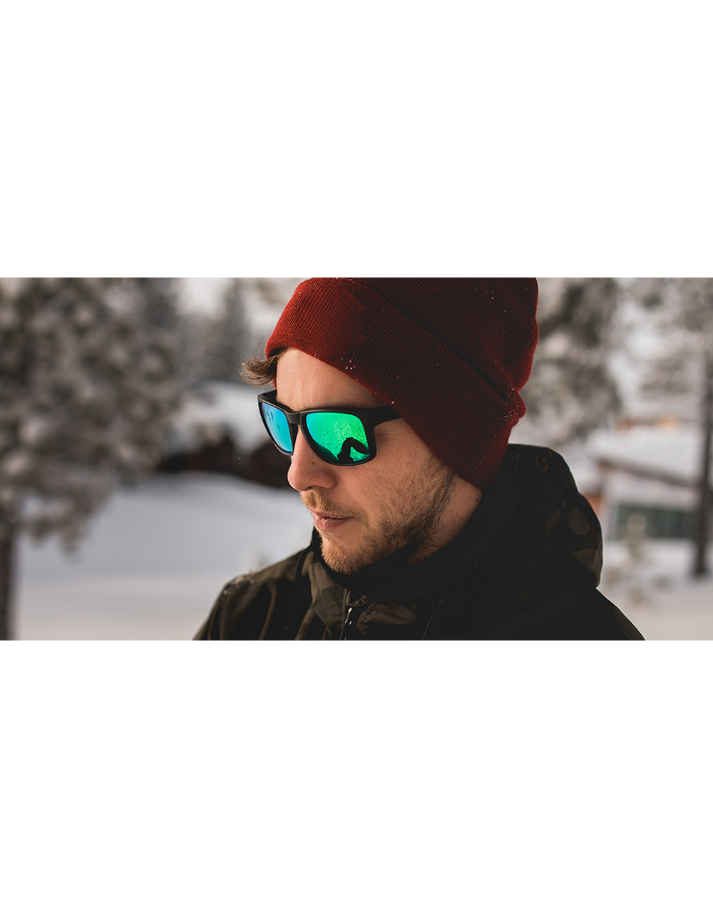 BLENDERS EYEWEAR Canyon Celtic Light Polarized Sunglasses Black Green