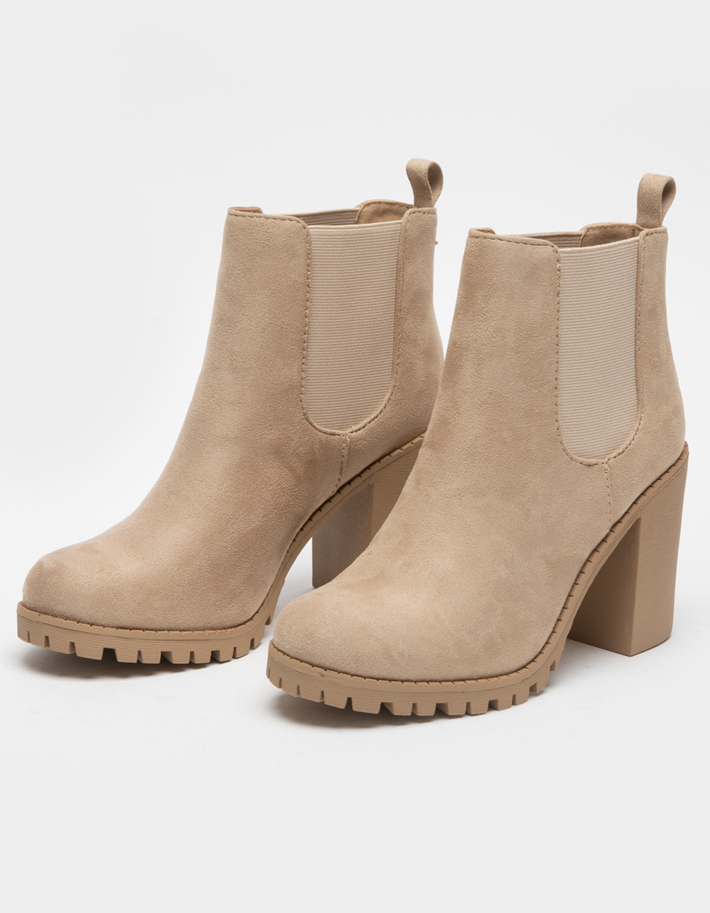 SODA Lug Sole Double Gore Womens Ankle 