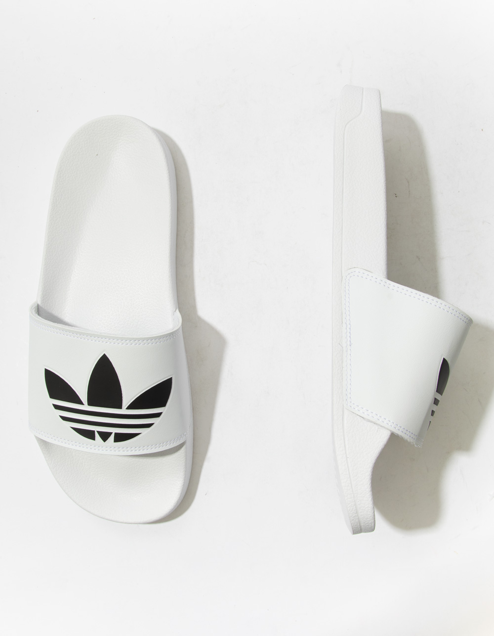 Adidas Men's Adilette Lite Slides - White - 8
