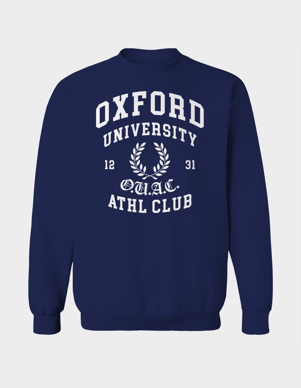 OXFORD UNIVERSITY Athletic Club Unisex Crewneck Sweatshirt - NAVY