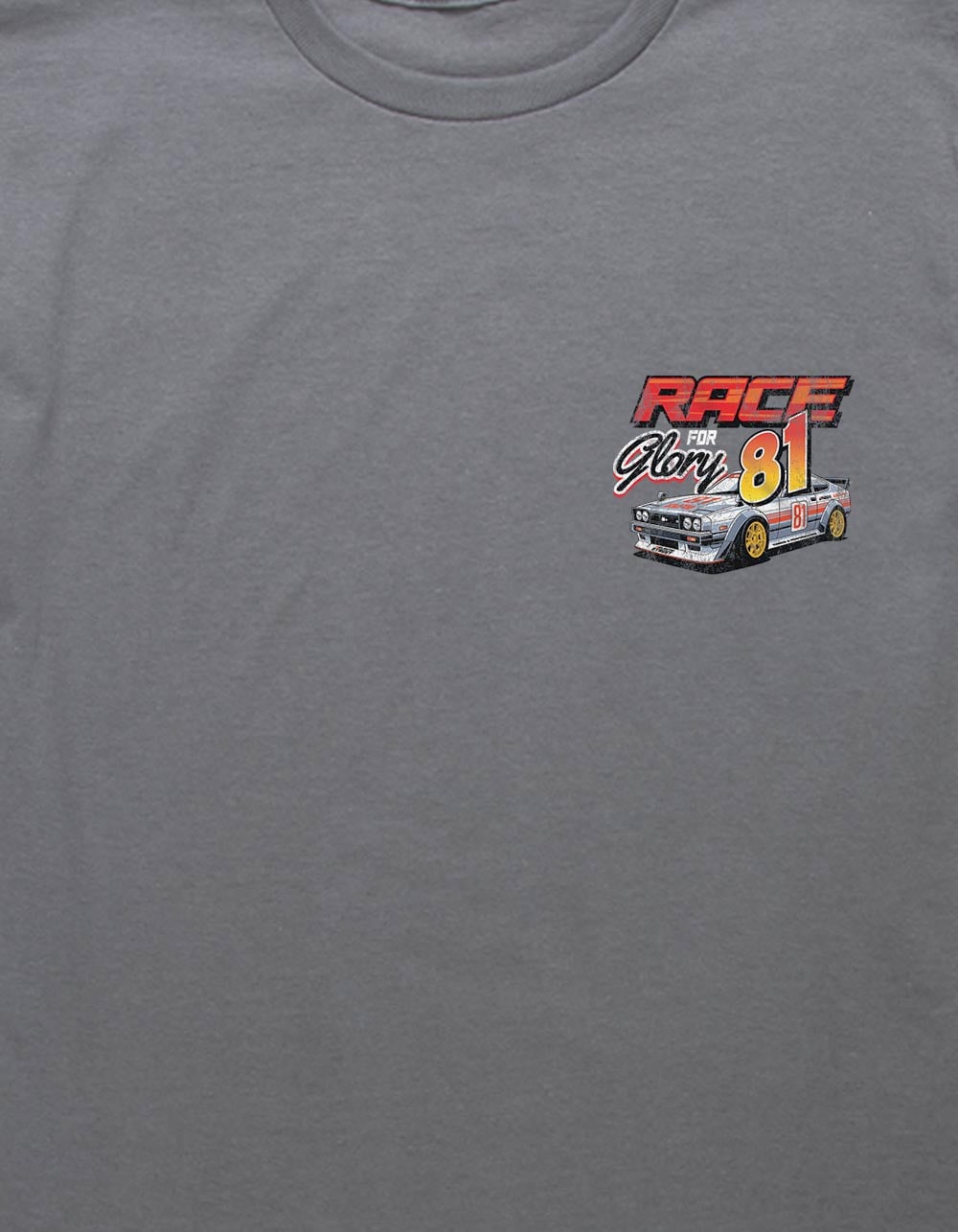 AUTO Race For Glory Unisex Kids Tee - CHARCOAL