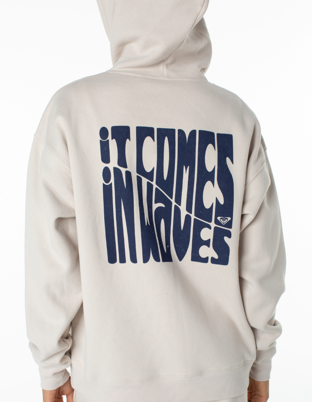 ROXY Raya Womens Hoodie - LIGHT GRAY