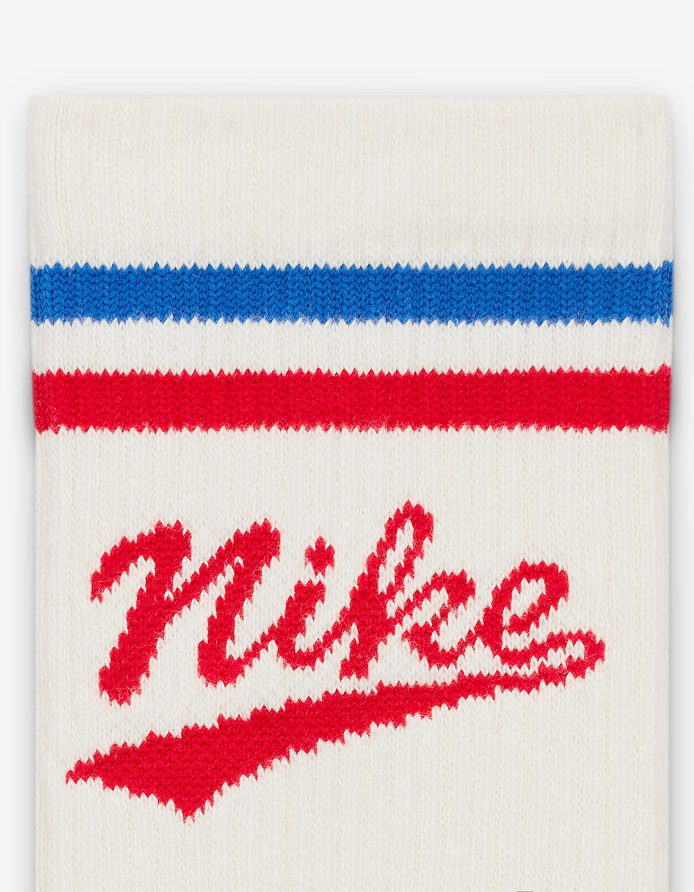 NIKE Everyday Plus 3 Pack Crew Socks - WHT/RED