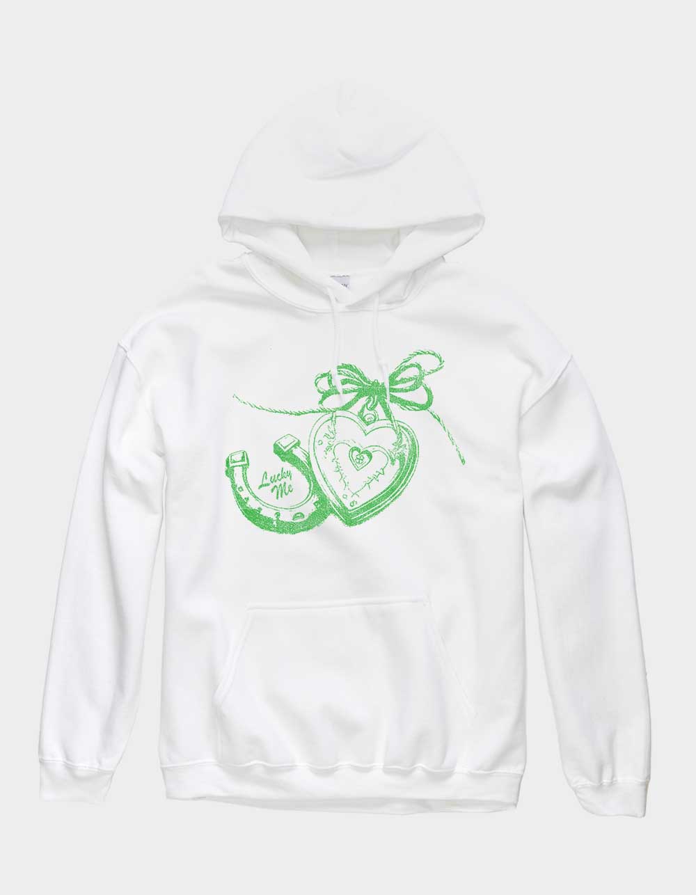LOCKET Lucky Me Unisex Hoodie - WHITE