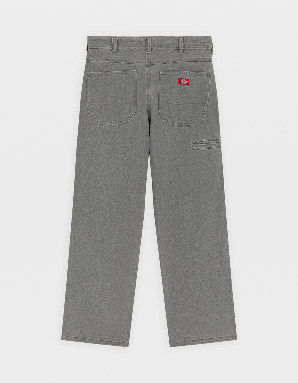 DICKIES Double Knee Mens Loose Straight Jeans - GRAY