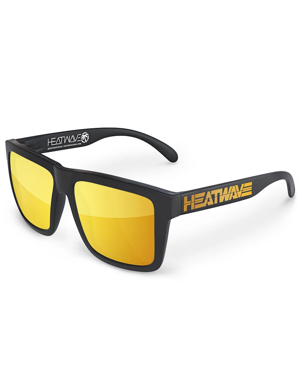 HEATWAVE XL Vise Gold Billboard Customs Sunglasses BLACK/GOLD Tillys