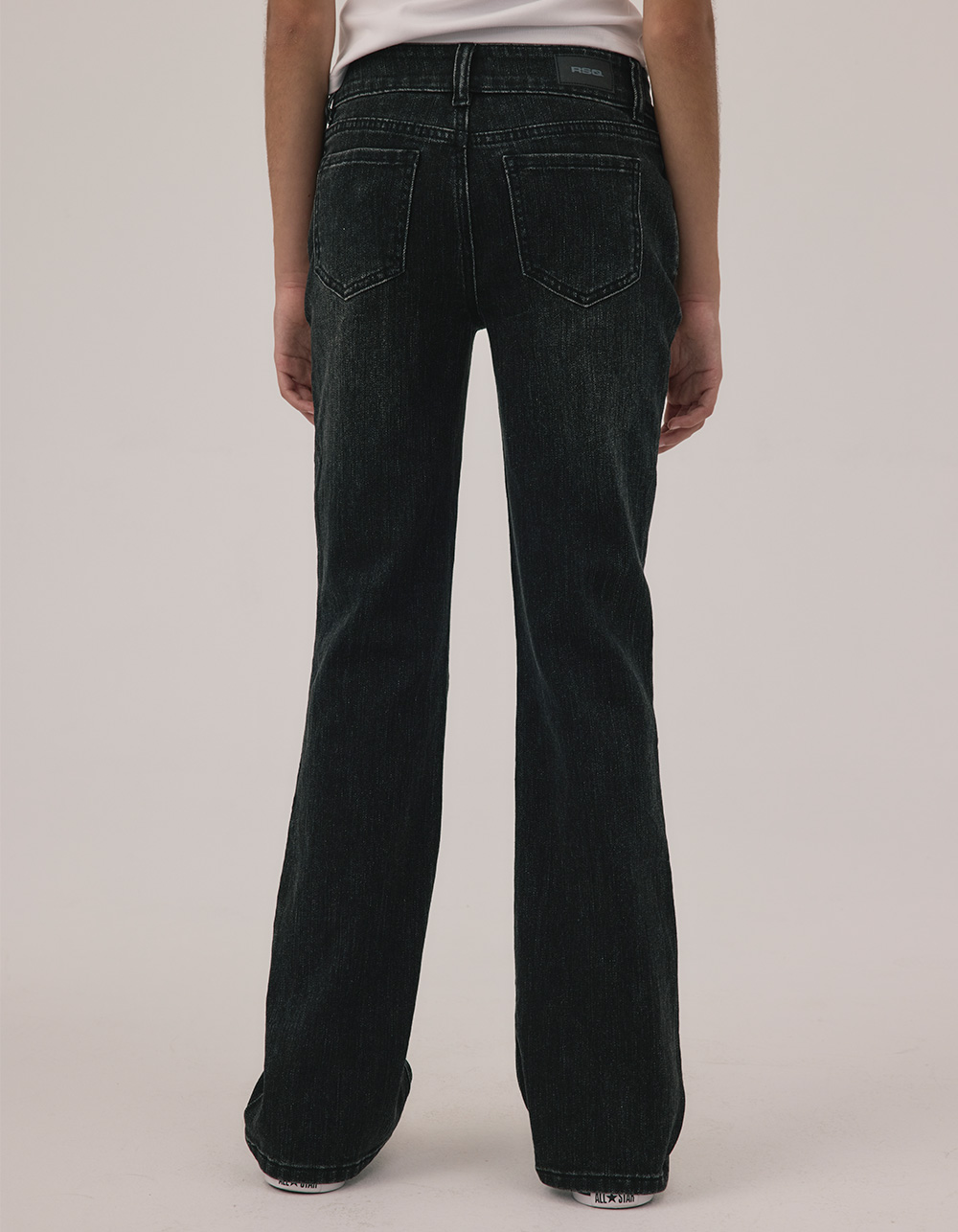 RSQ Girls Bootcut Jeans - WASHED BLACK