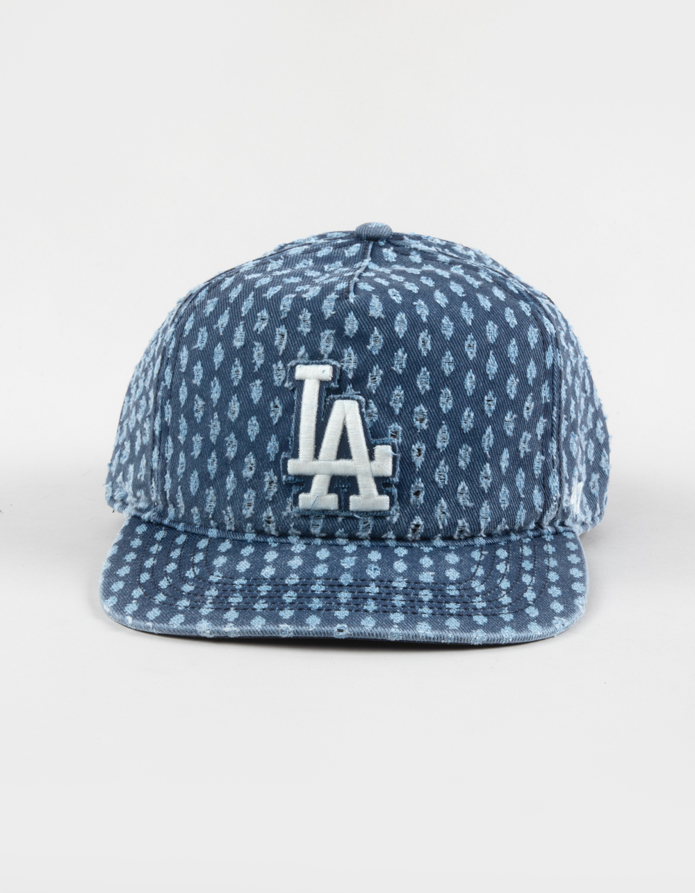 47 BRAND Los Angeles Dodgers Worn In '47 Hitch Strapback Hat - DENIM
