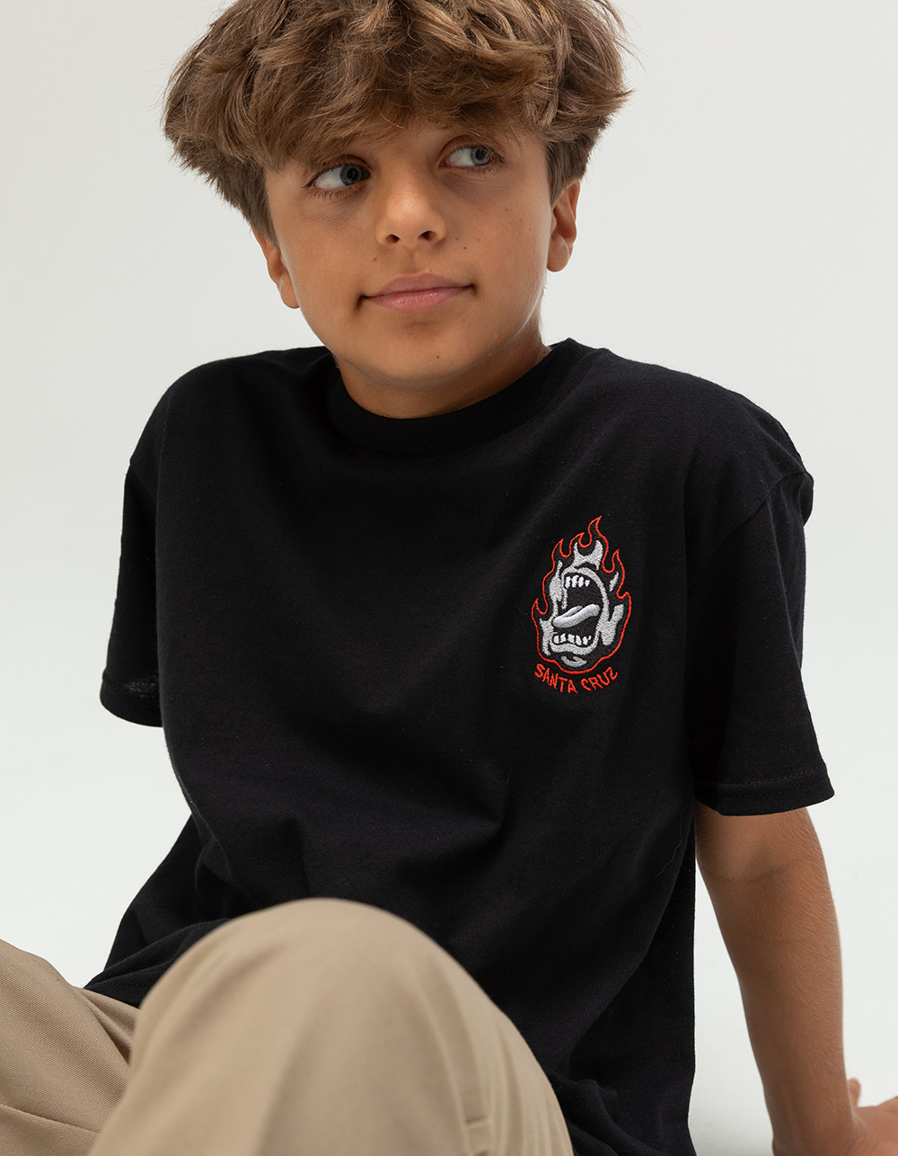 SANTA CRUZ Ringed Scream Boys Tee