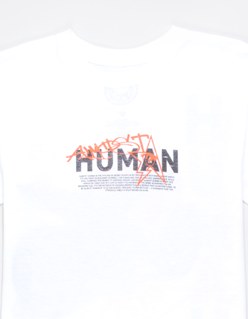 ALMOST HUMAN Paradox Perfection Boys Tee - WHITE