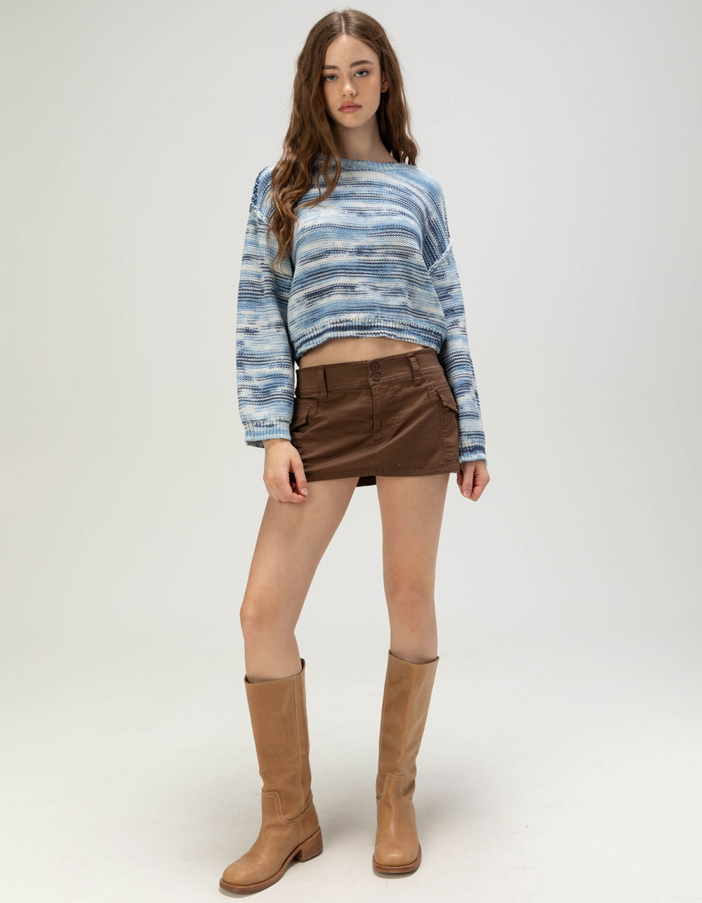 ROXY Swell Season Womens Sweater - BLUE COMBO