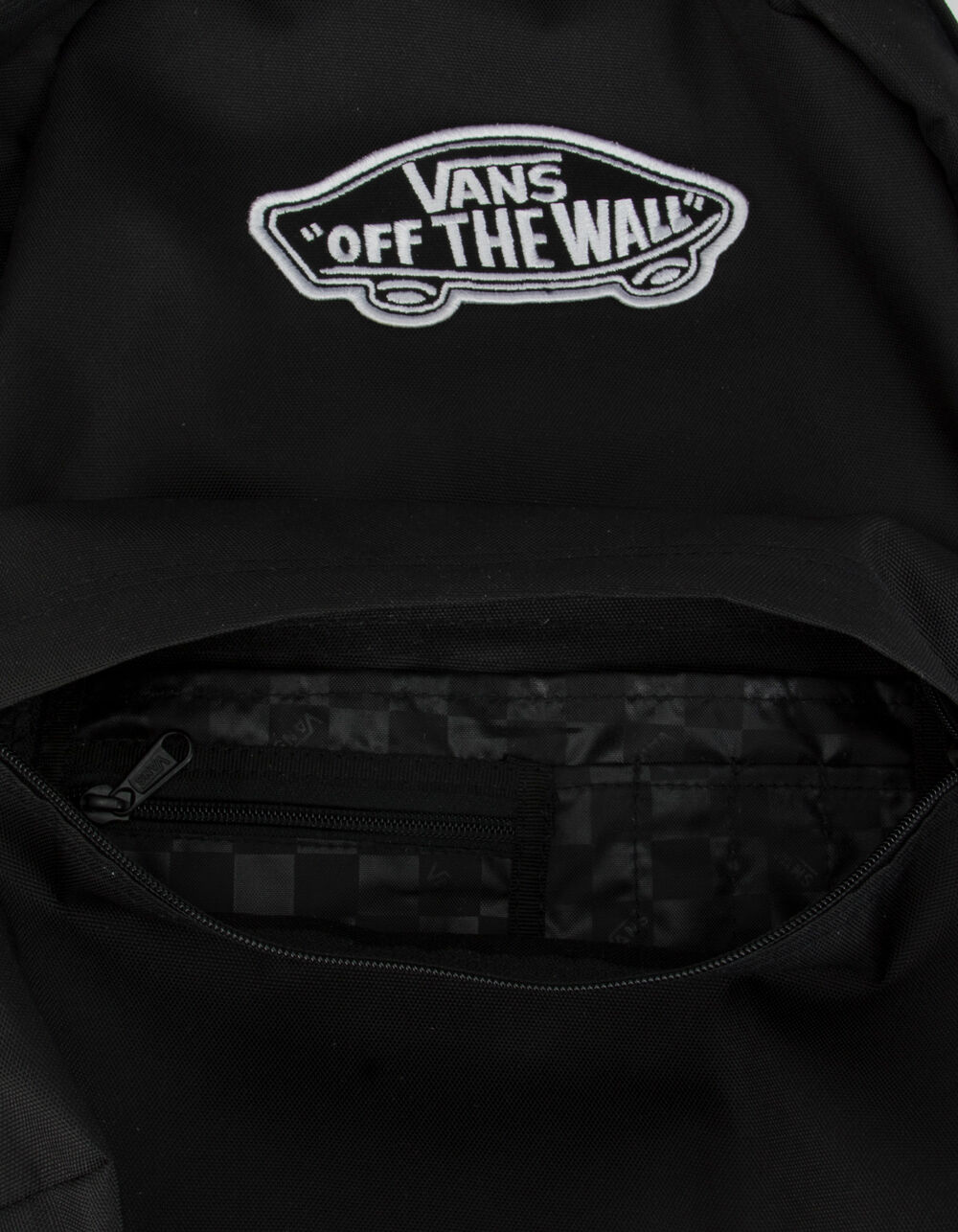 Surgir calendario Desventaja VANS Realm Solid Black Backpack - BLACK | Tillys