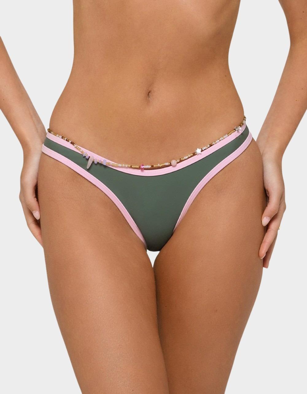 EDIKTED Dina Contrast Bikini Bottoms