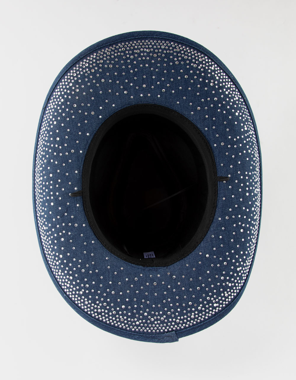 Denim Rhinestone Womens Cowboy Hat - DENIM